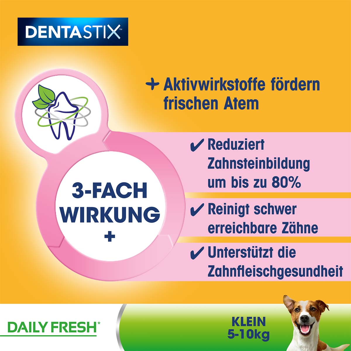 Pedigree DentaStix Daily Fresh für Kleine Hunde bei ZooRoyal