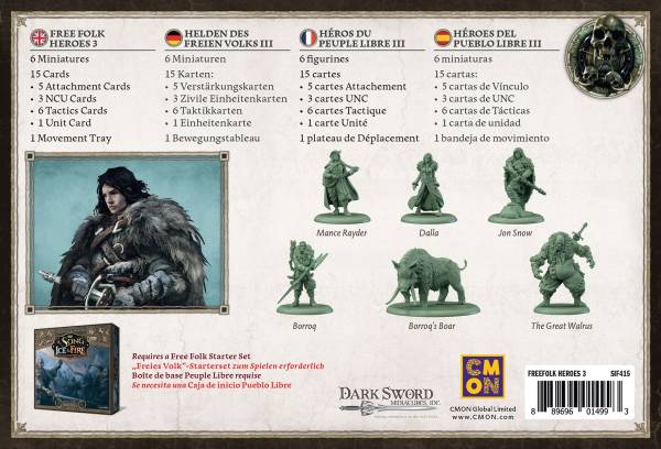 A Song of Ice & Fire – FreeFolk Heroes 3 (Exp.) (international)