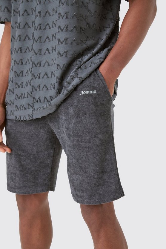 Lockere Frottee Homme Shorts