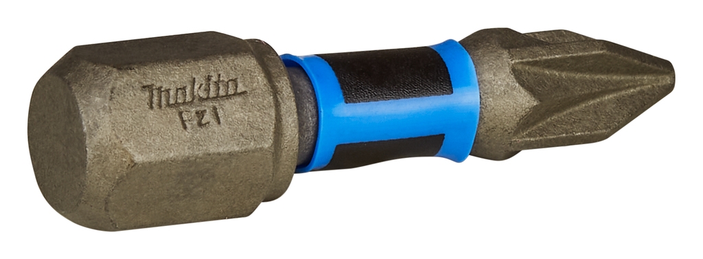 Makita Accessories E-03165 Bit șurubelniță cu impact PZ1x25mm XTT Impact Premier, 2 bucăți