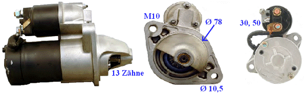 FRIESEN Anlasser Opel 8080050 - ATU