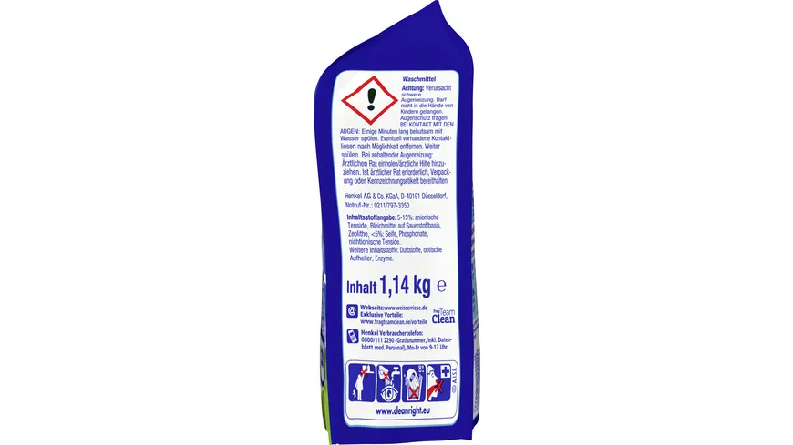 Weißer Riese Universal Megapearls Vollwaschmittel 1.14 kg