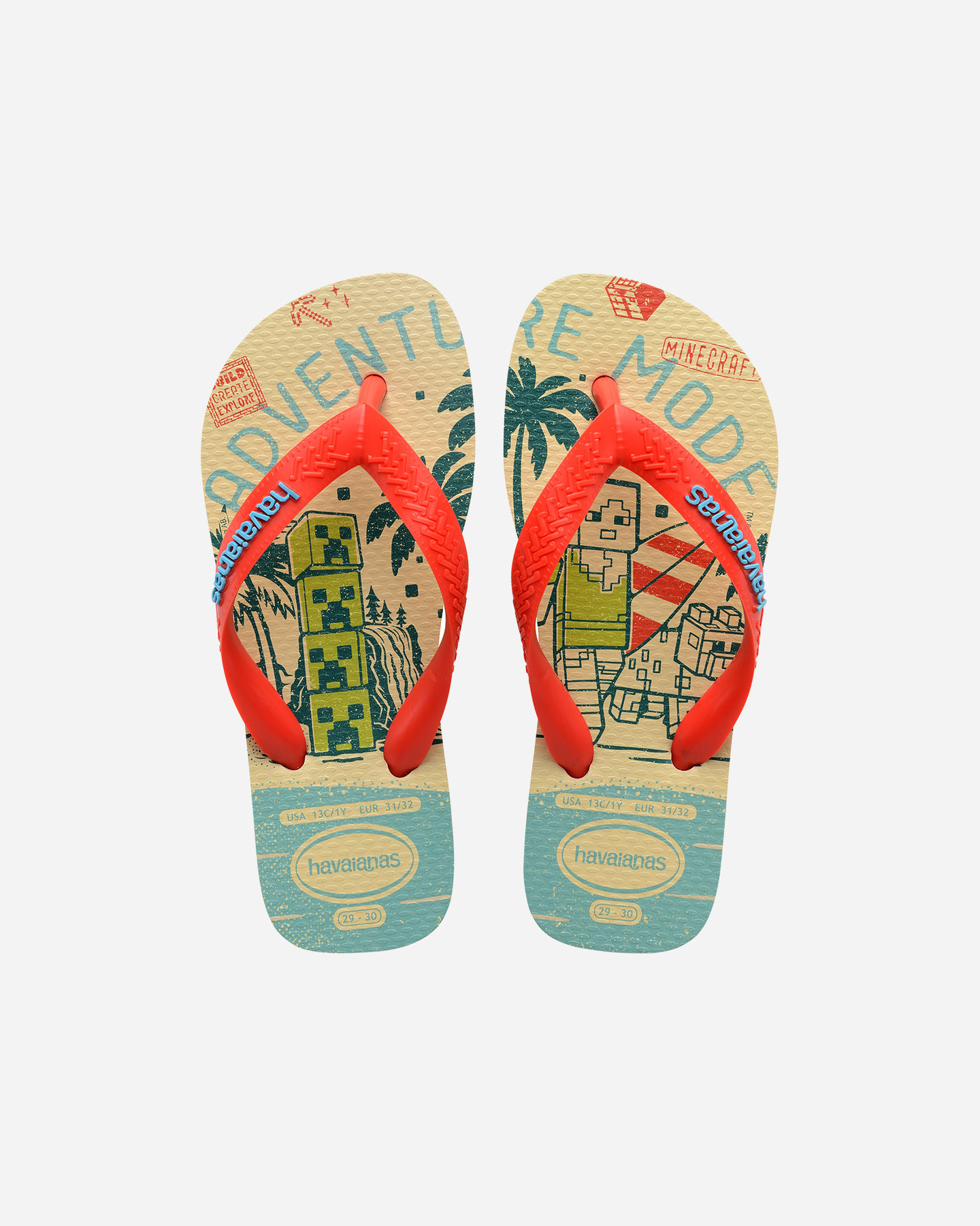 Infradito Havaianas Minecraft Jr 4145125-9897