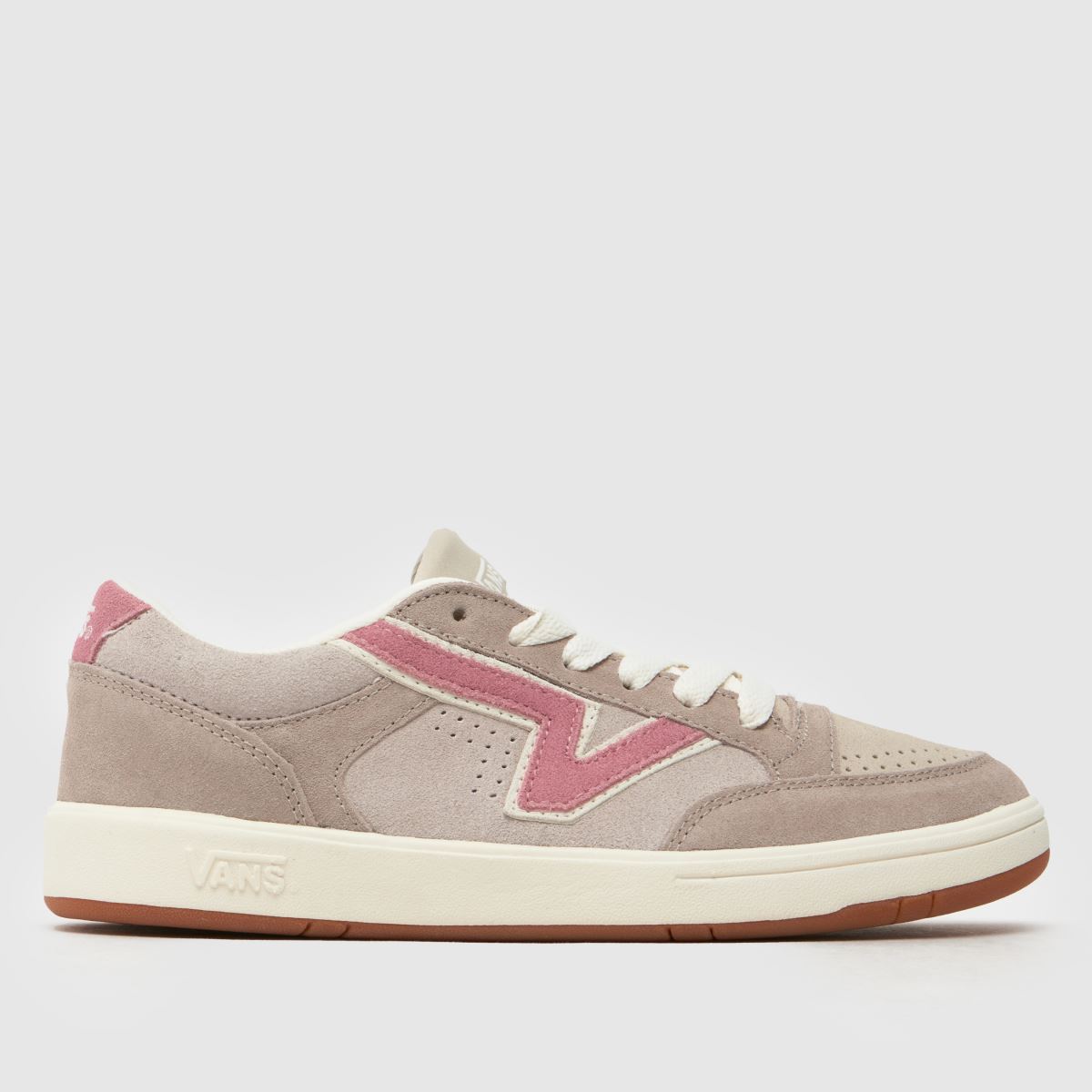 Vans Lowland CC sportcipő fehér és rózsaszín színben