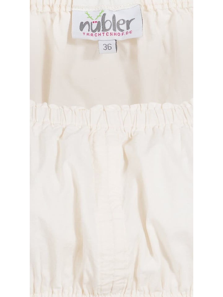 Nübler Dirndlbluse Kurzarm Sofia in Creme günstig kaufen