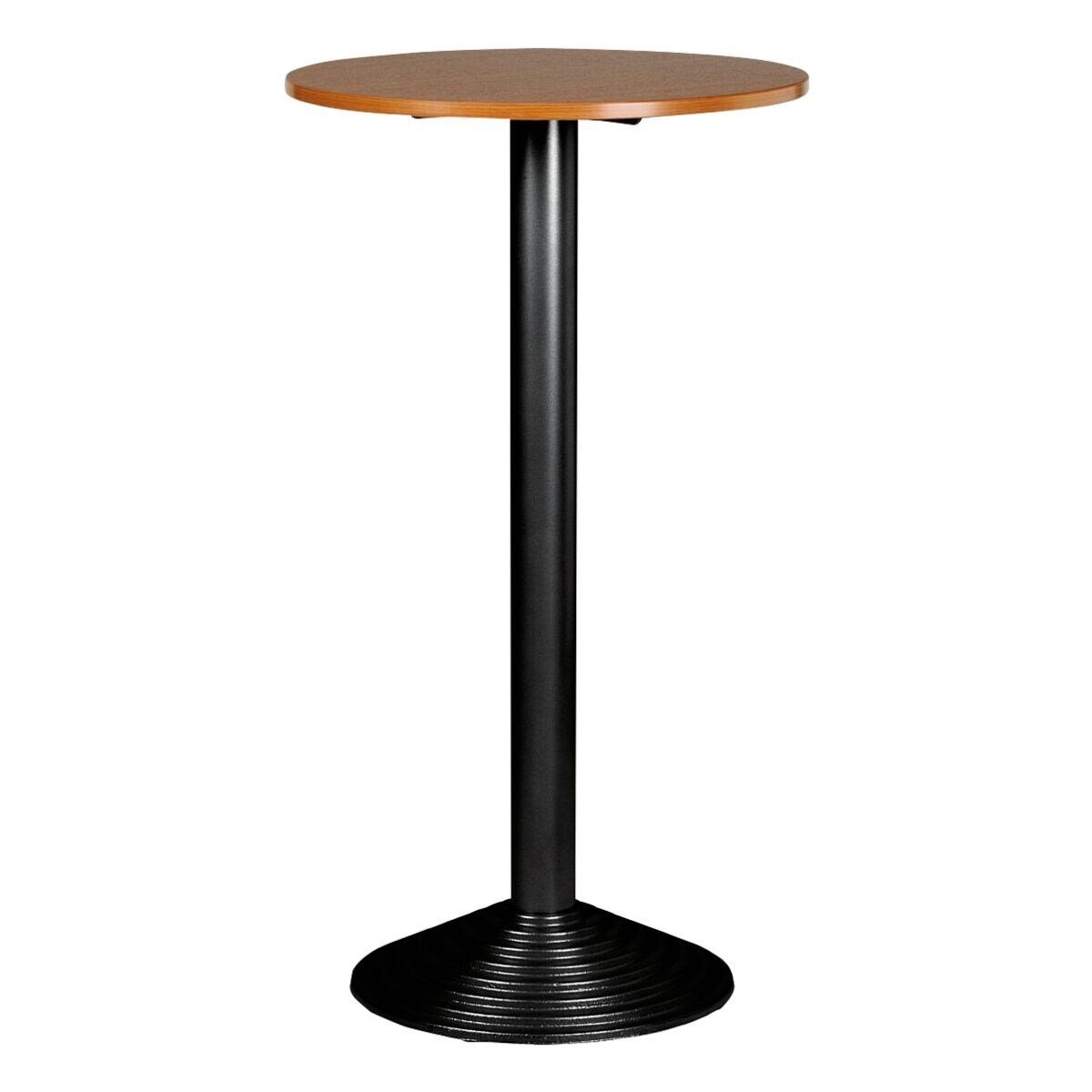 SODEMATUB Stehtisch, Ø 60 cm, Säulenfuß schwarz, aus Gusseisen