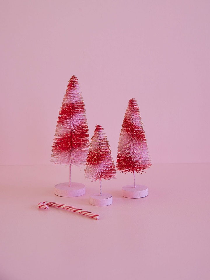 Rice 3er-Set: Dekoaufsteller in Rosa/ Rot günstig kaufen onesize