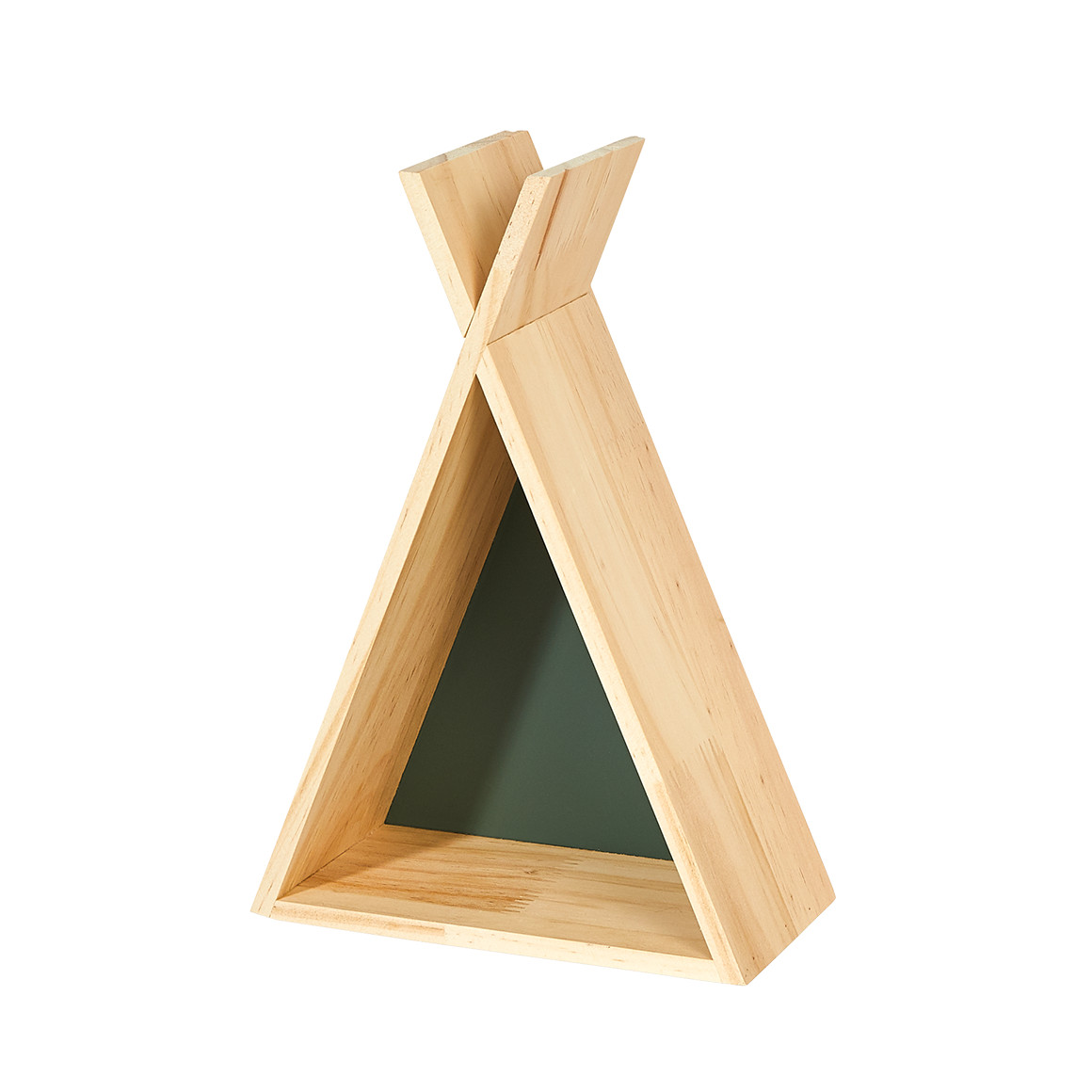 2 Wandregale in Tipi-Optik