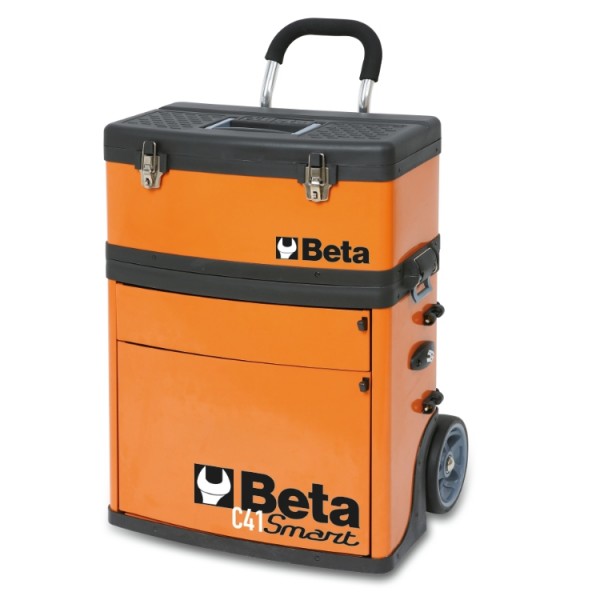Beta 041000001 C41S Tool Trolley 2-piece Orange