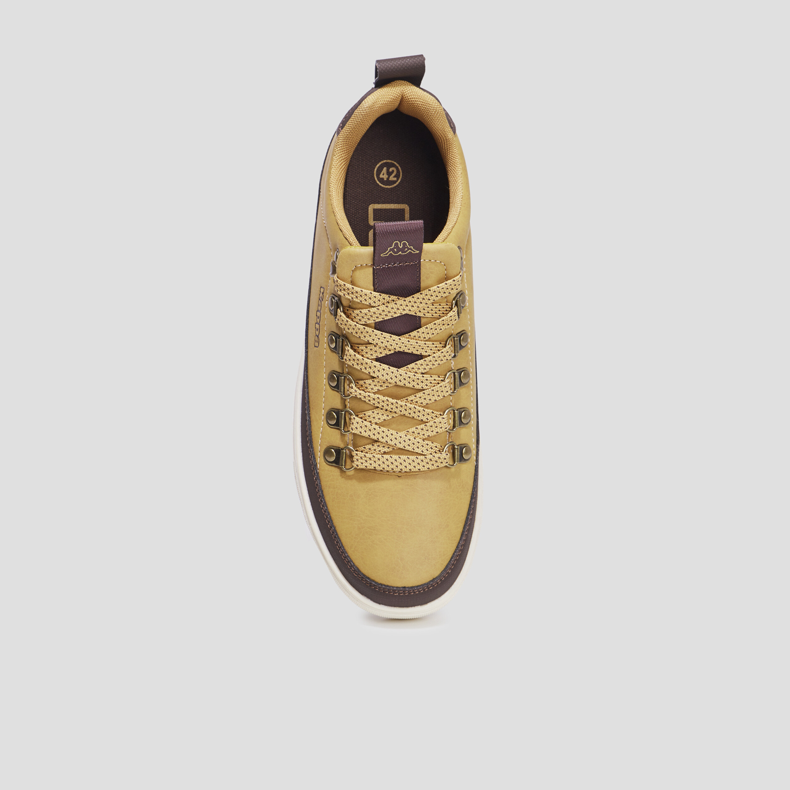Tennis basses à lacets Kappa Lacedelli camel homme | La Halle
