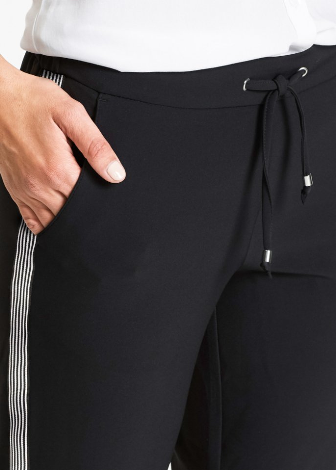 Schlupfhose mit Zierstreifen