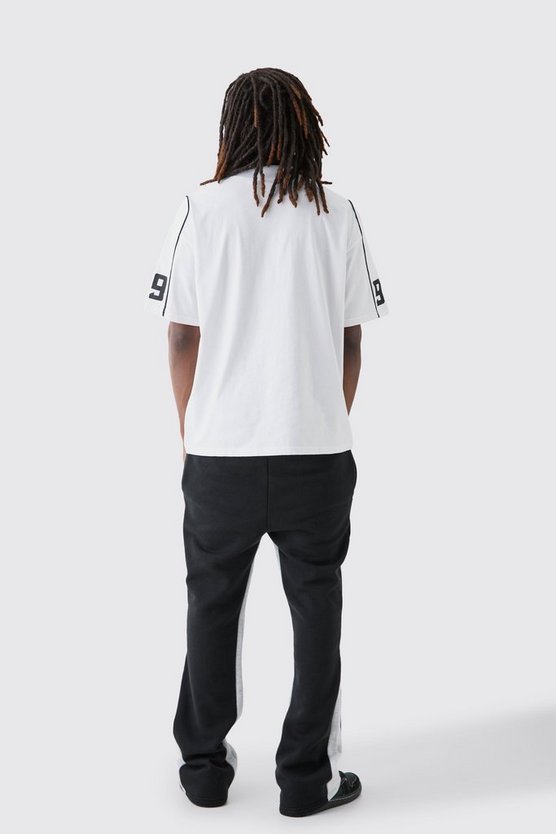 Oversize T-Shirt mit Universal-Print