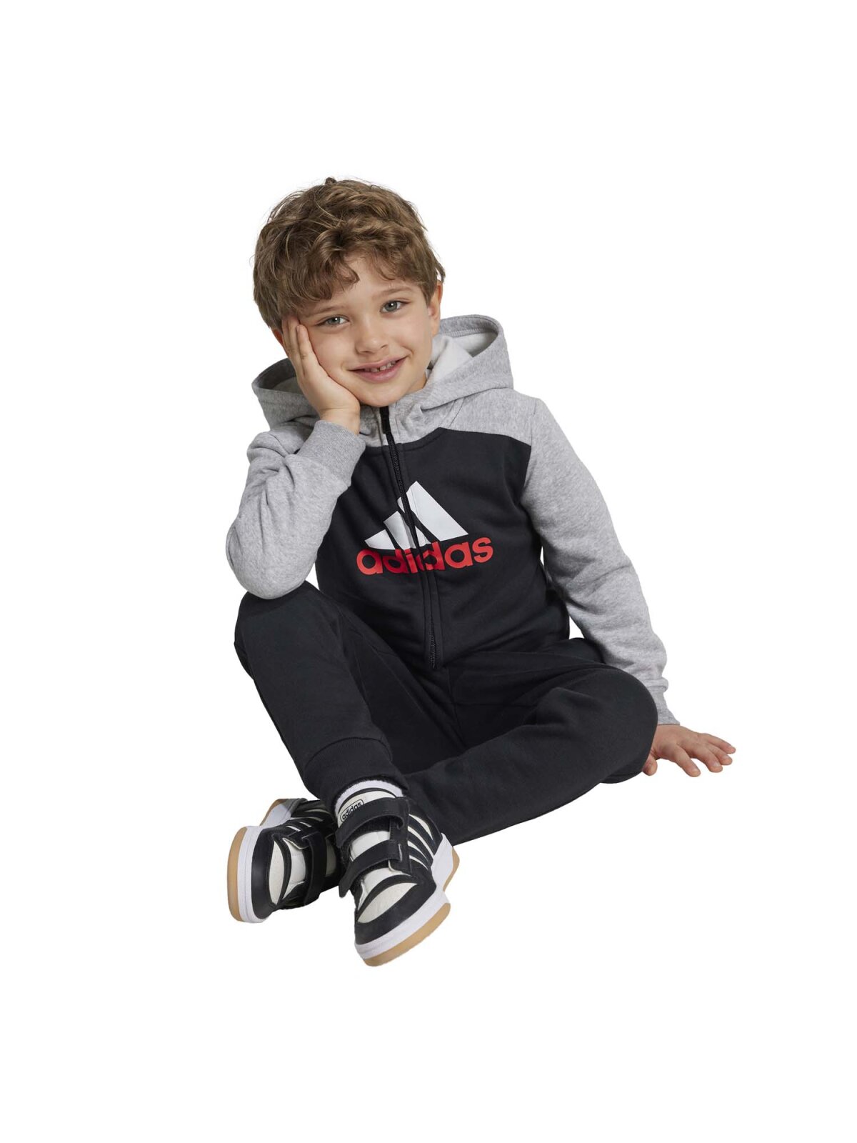 Adidas Essentials Trainingsanzug Kinder grau