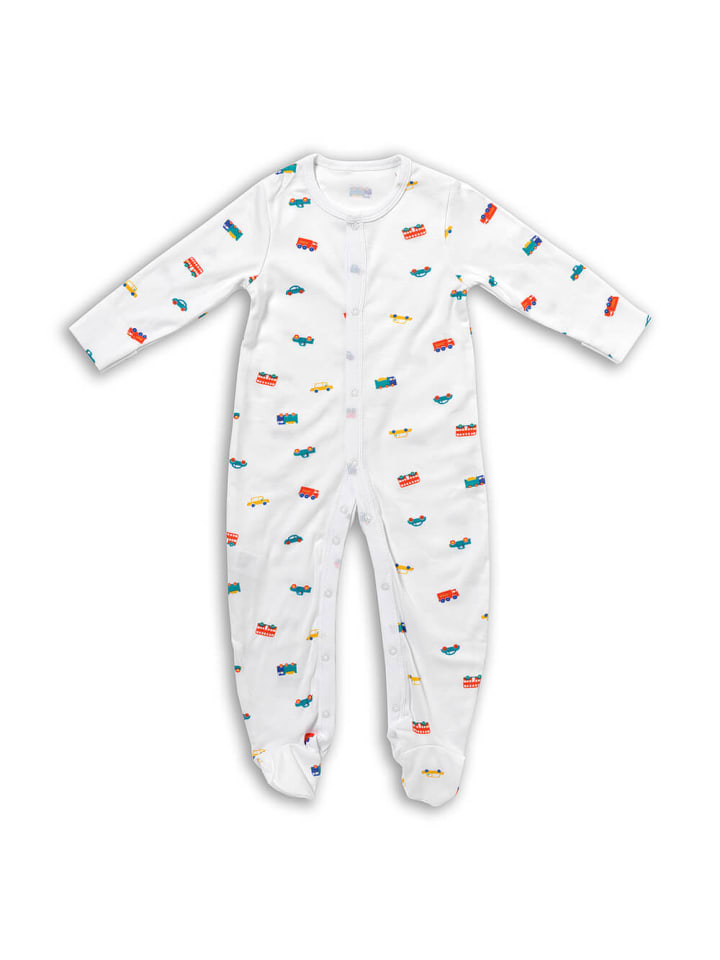 Schlummersack Bio Baby-Schlafanzug langarm 2er Pack in Türkis günstig kaufen 92