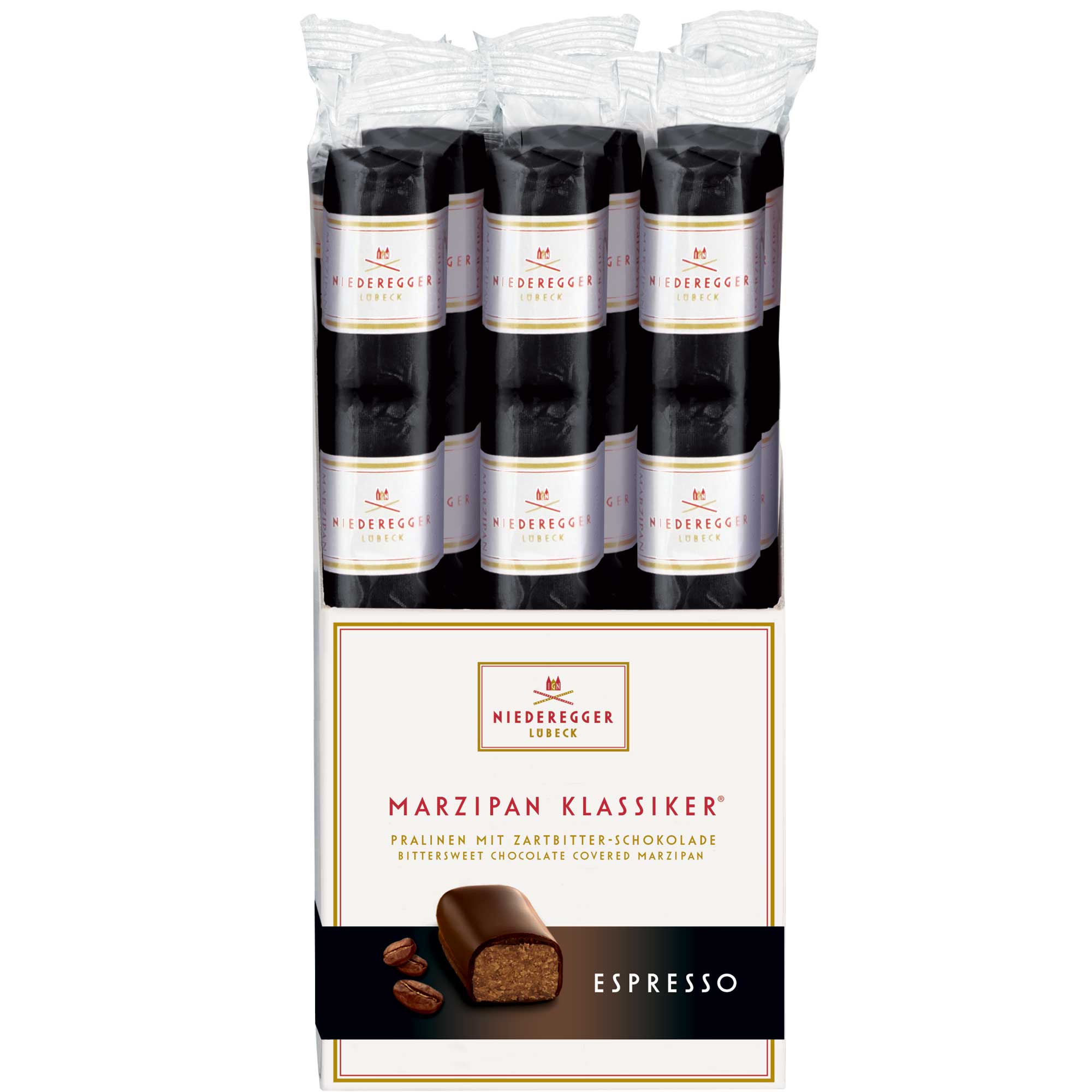 Niederegger Marzipan Klassiker Espresso 4x12,5g