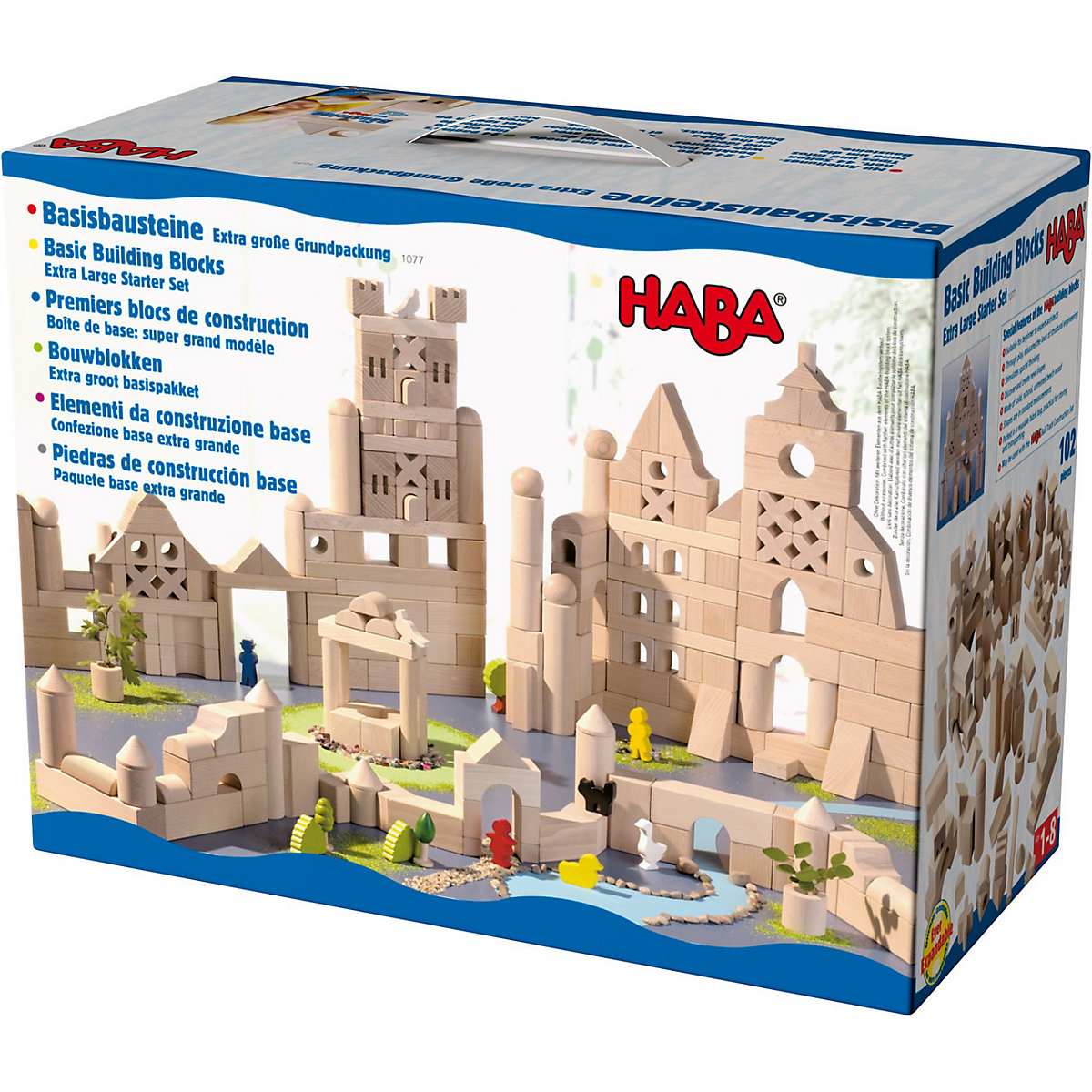 HABA 1077 Basisbausteine extra gr. Grundpackung