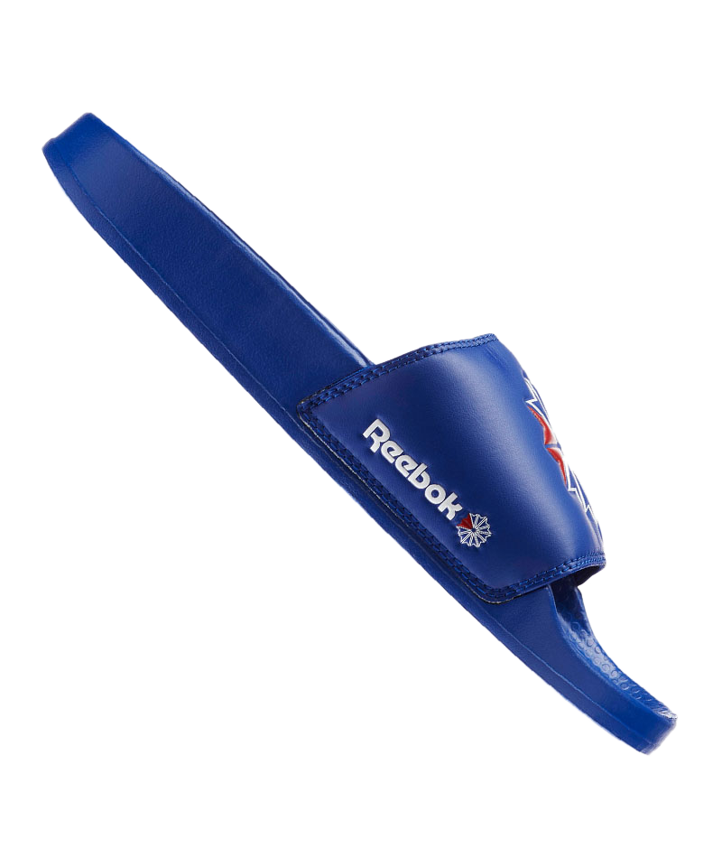 Reebok Classic Slide Badelatsche Blau Weiss