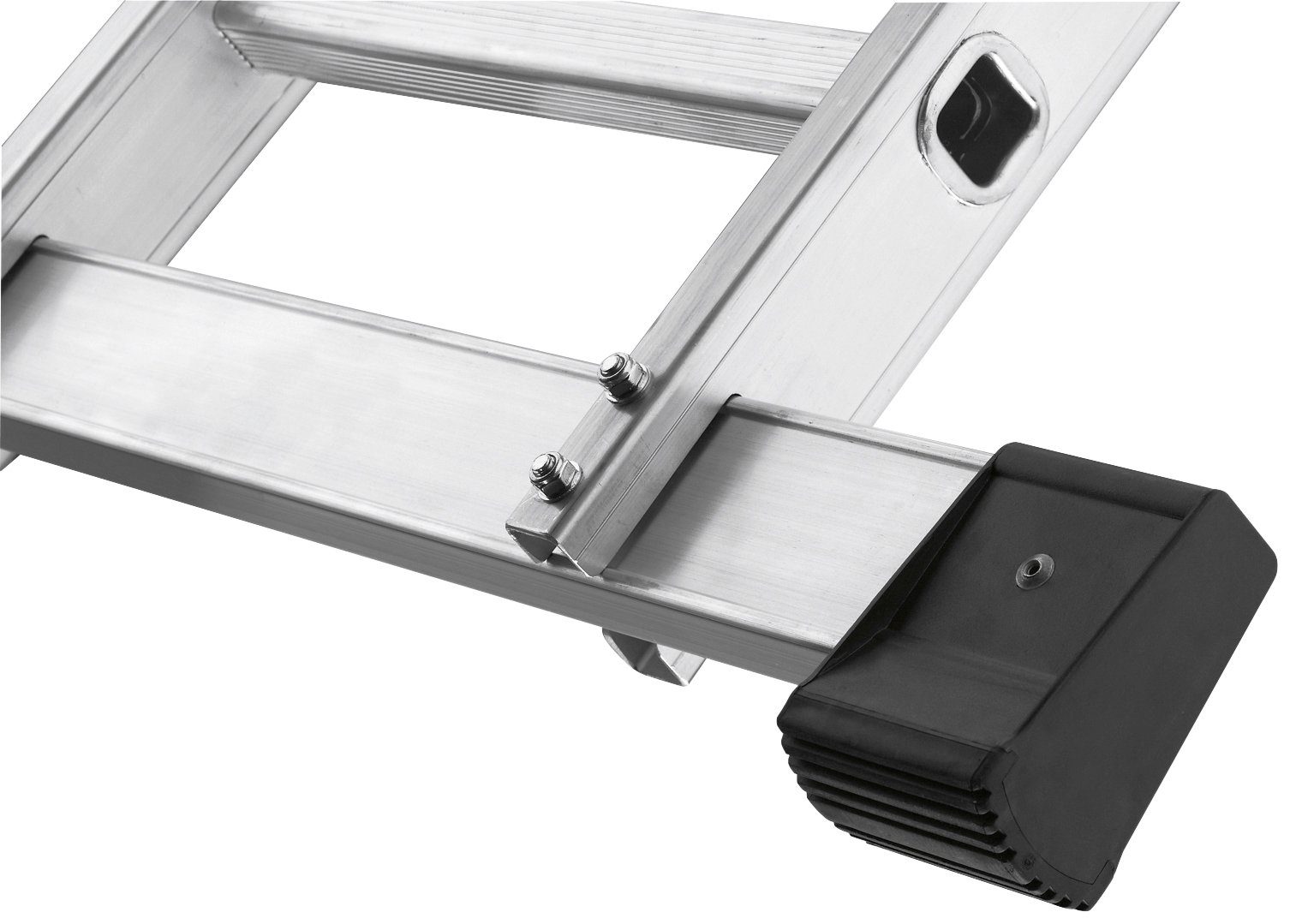 Hailo Gelenkleiter M60, Aluminium-Universalleiter 4x3 Sprossen