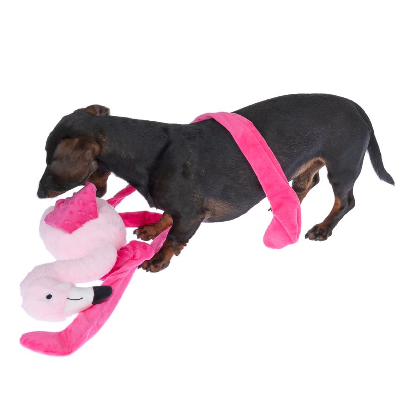 TIAKI Lisa long-legs Flamingo Hundespielzeug