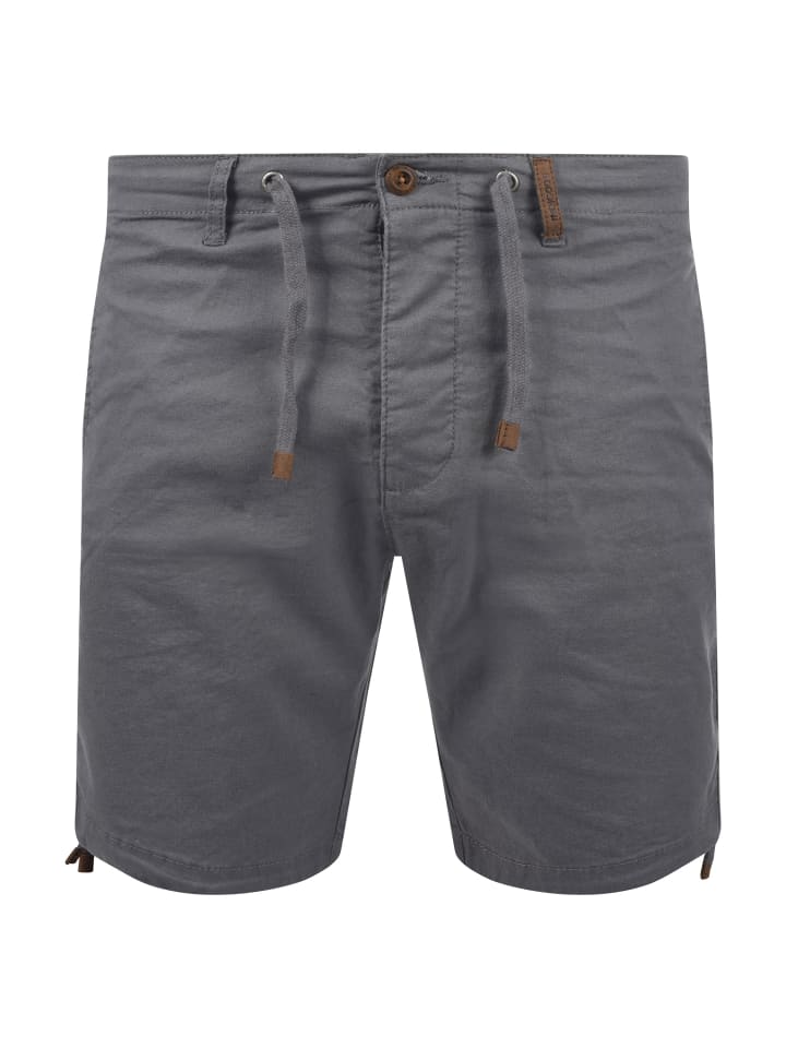 INDICODE Leinenhose IDMoses 70052MM kurze Hose aus Leinenqualität in Grau günstig kaufen