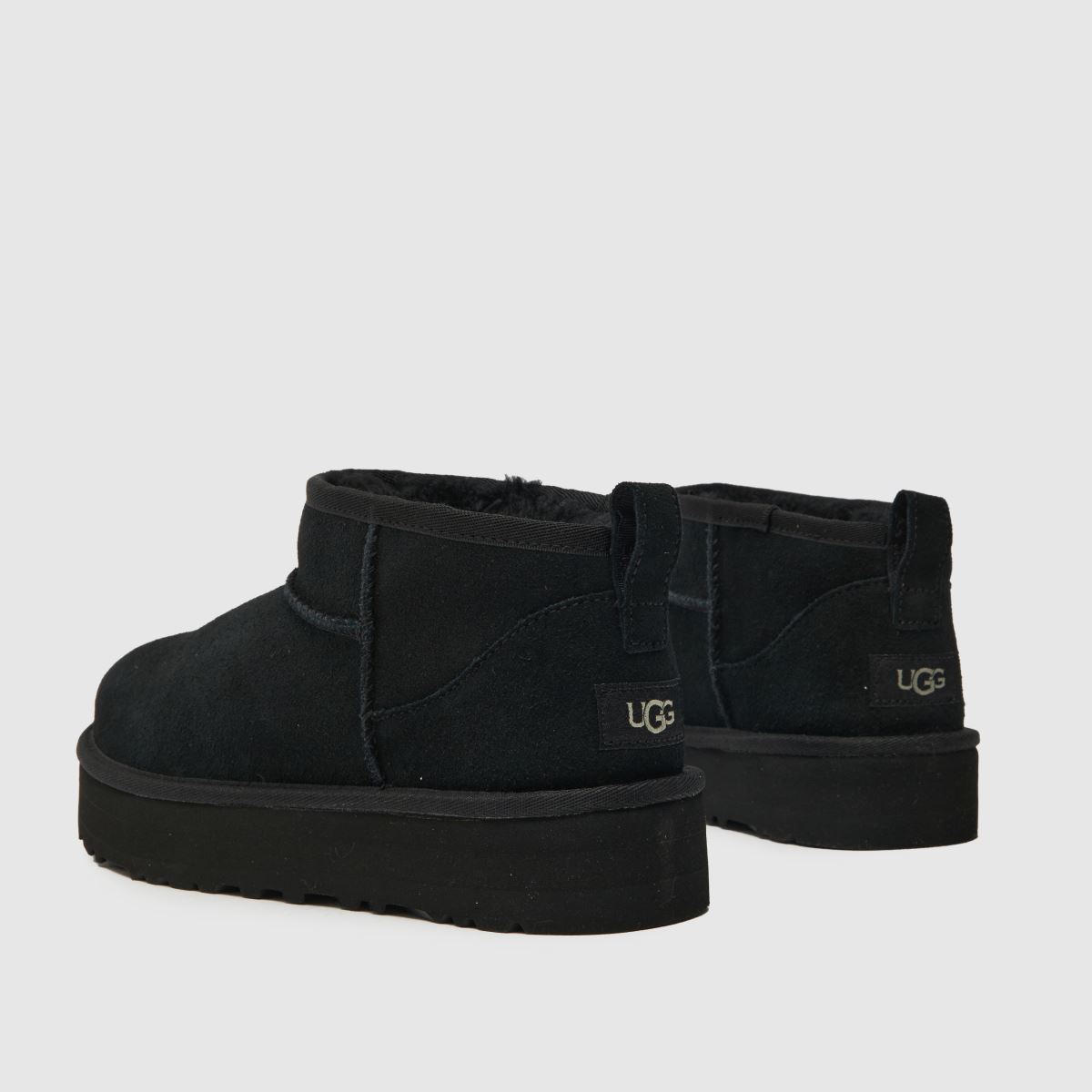 Ugg Classic Ultra Mini Platform Ifjúsági Csizma Fekete