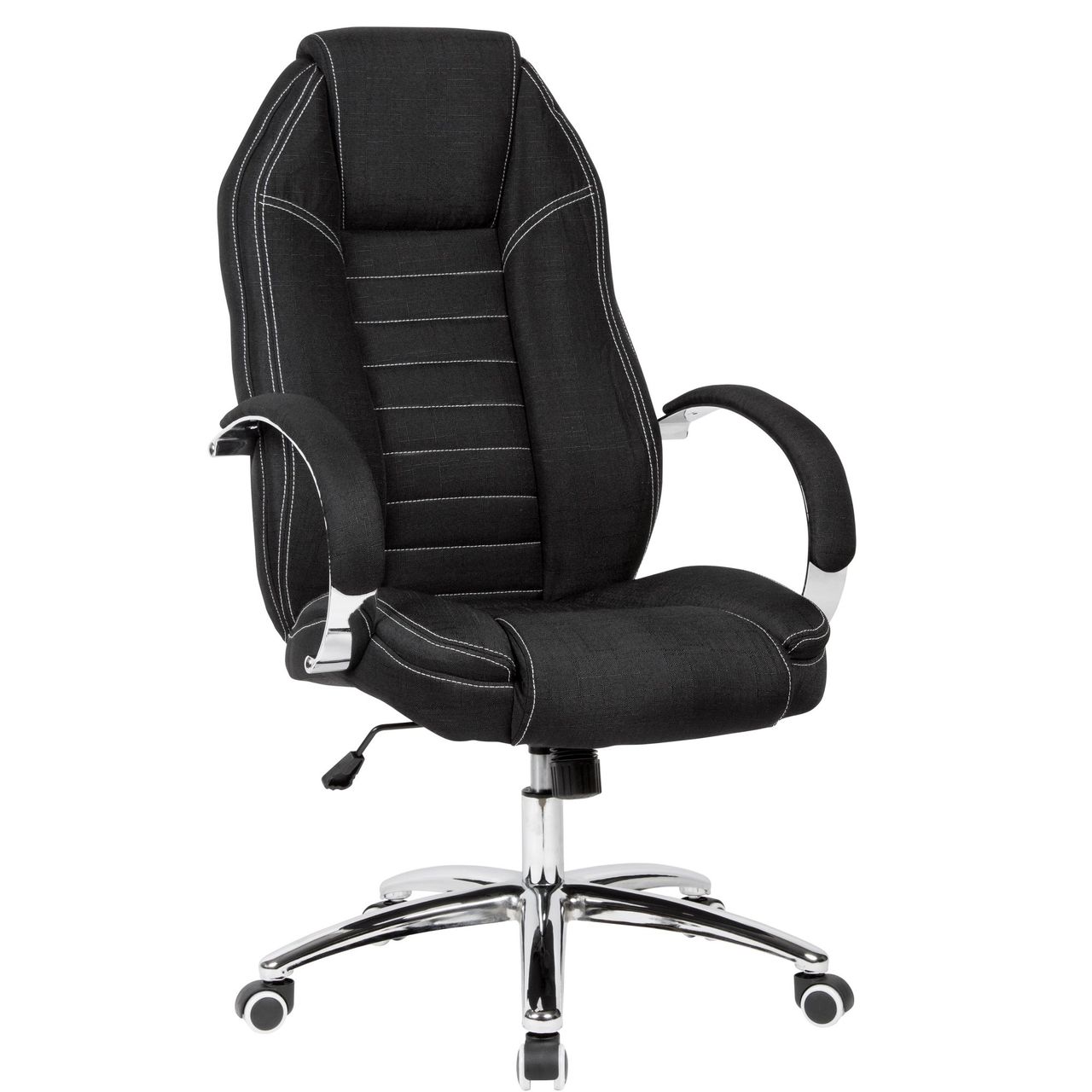 Amstyle Drehstuhl 122 x 69 x 65 cm Schwarz