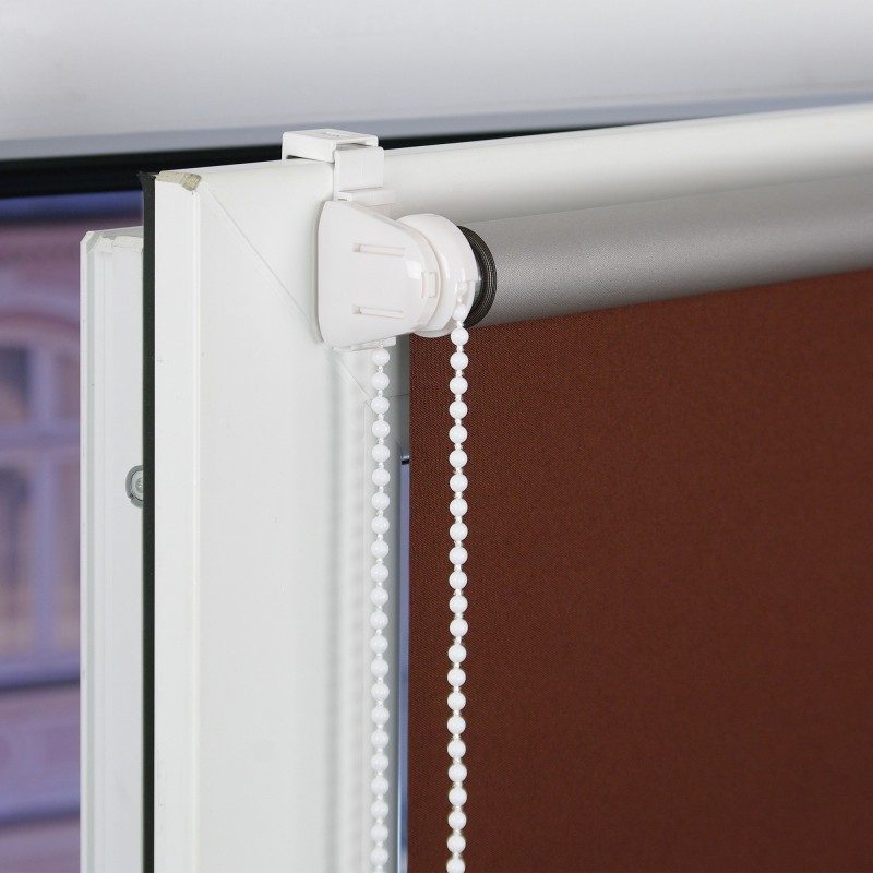 Powertec Bella Casa Klemmfix-Rollo, ca.150x120cm, Braun