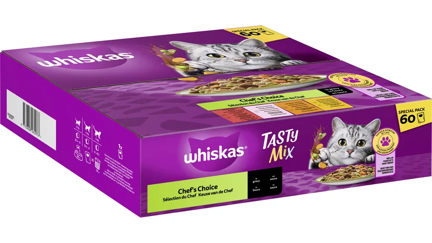 Whiskas Tasty Mix Chef's Choice Special Pack 5.1 kg
