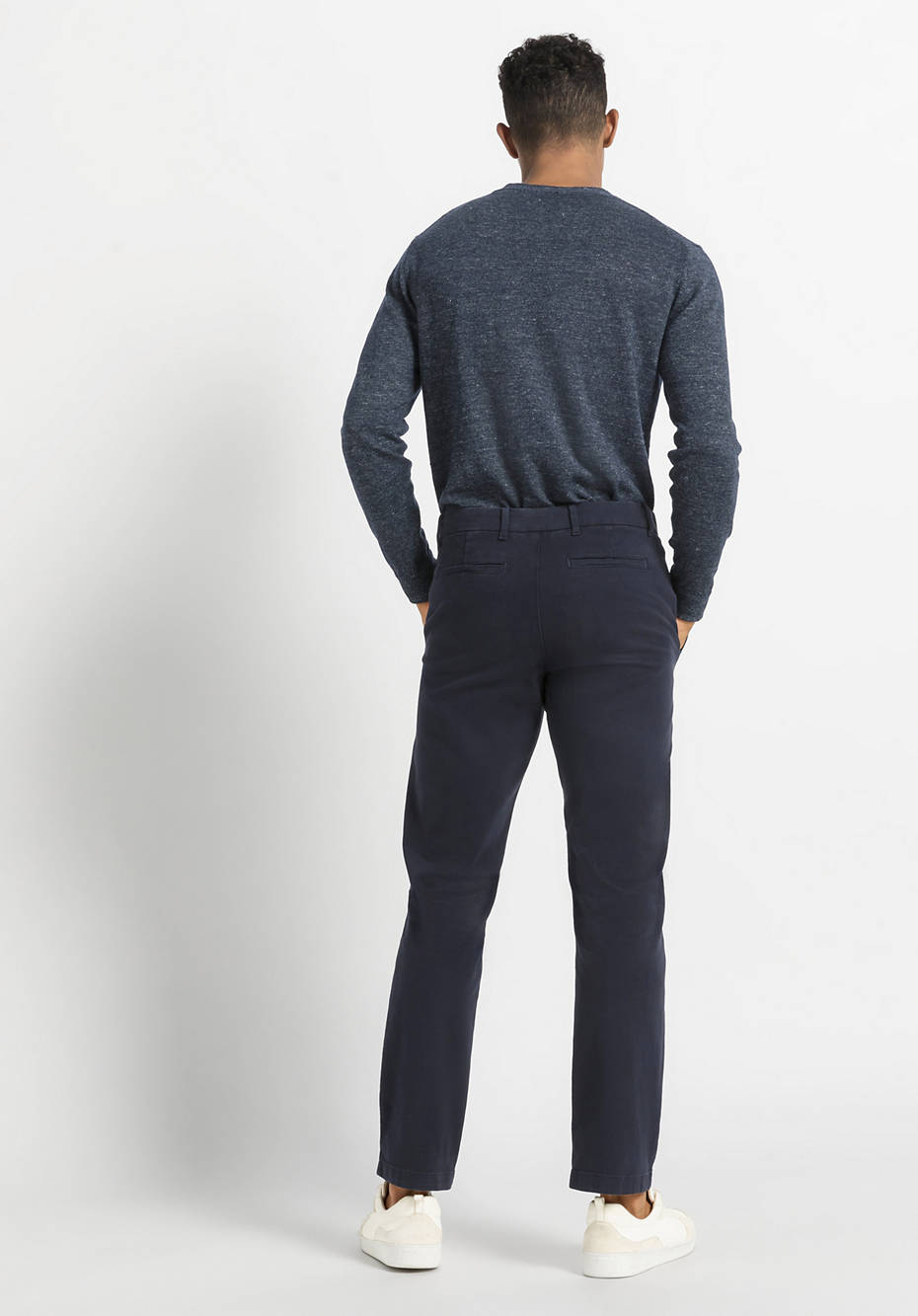 Chino Straight Fit aus Bio-Baumwolle