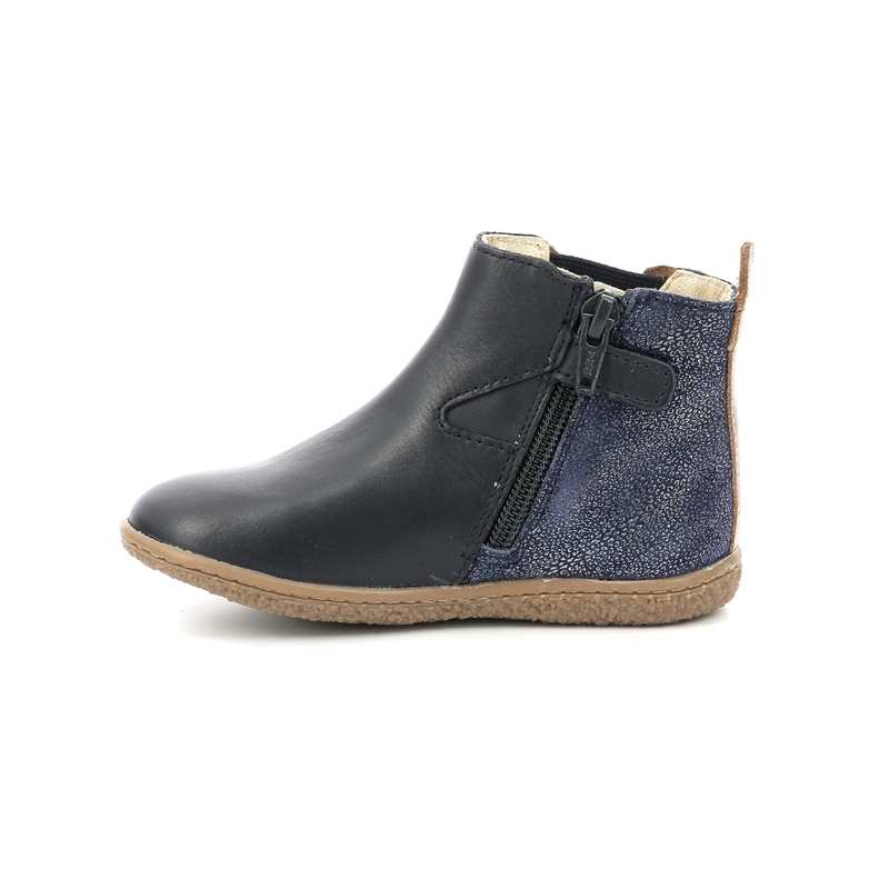 Boots cuir Vermillon