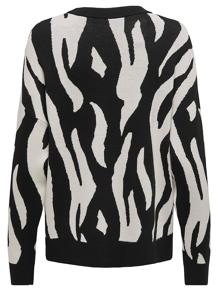 ONLY Pullover in Schwarz/ Grau günstig kaufen
