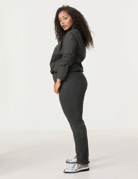 5-Pocket Jeans mit Ziersteinen Betty