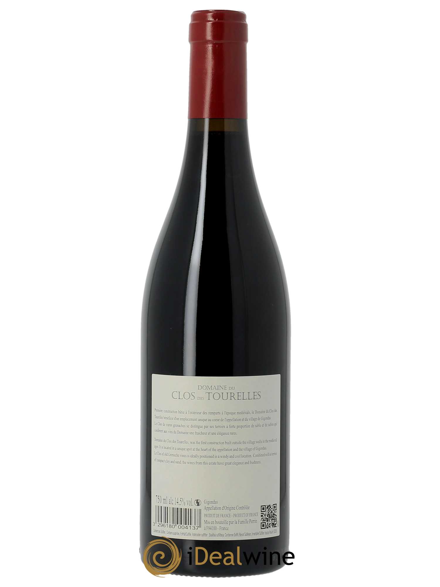 Gigondas Clos Des Tourelles (Domaine du) Famille Perrin (CBO à partir de 6 BTS) 2020 - Lot de 1 Bouteille