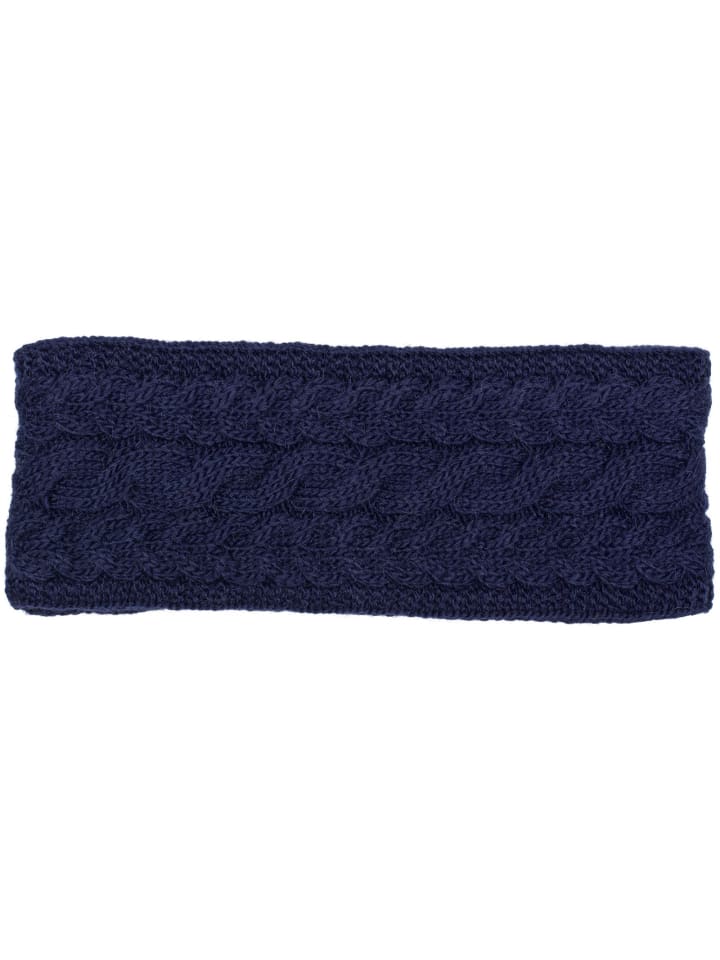 styleBREAKER Strick Stirnband in Dunkelblau günstig kaufen onesize