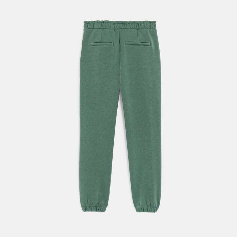 Pantalon de jogging urbain vert fille