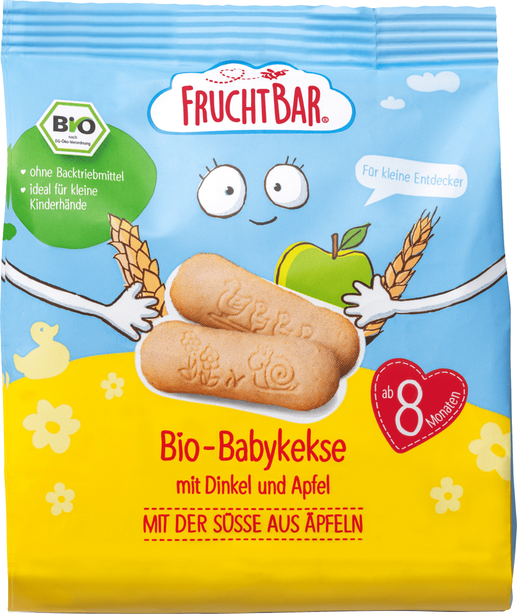 Babykekse Dinkel-Apfel, ab dem 8. Monat, 100 g