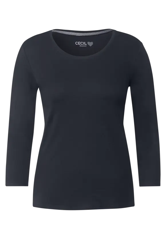CECIL Basic Shirt mit Rundhals