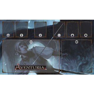 Aventuria Spielmatte Halbelfischer Schurke