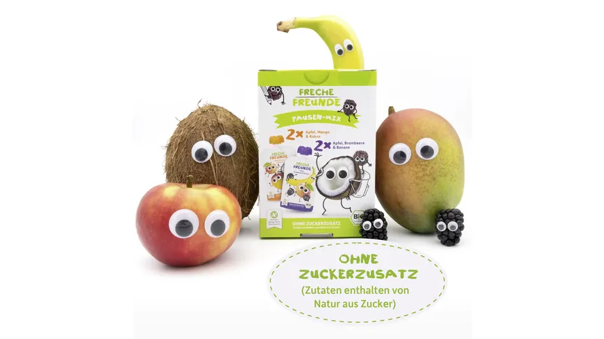 Freche Freunde Bio Quetschie Multipack Pausen-Mix 400 g