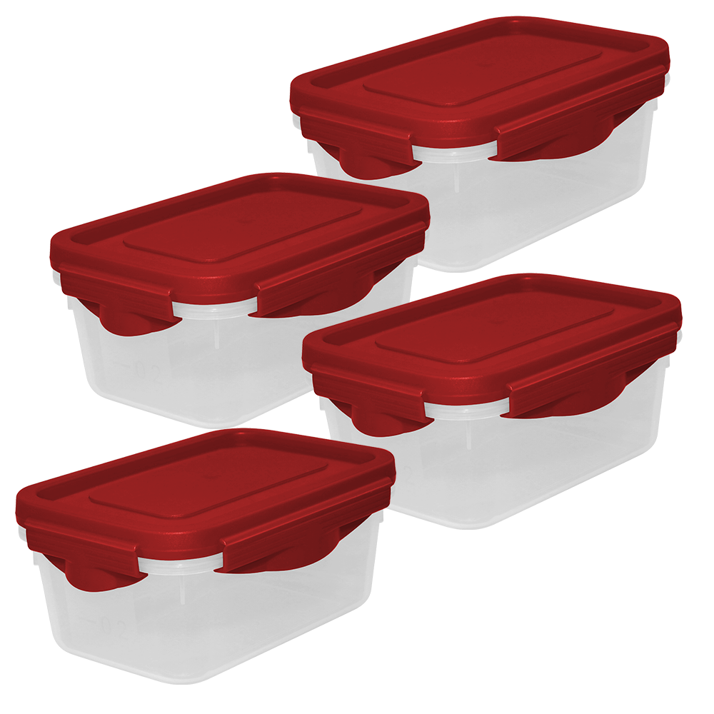 Carretta Premium Frischhaltedosen - 4er-Set