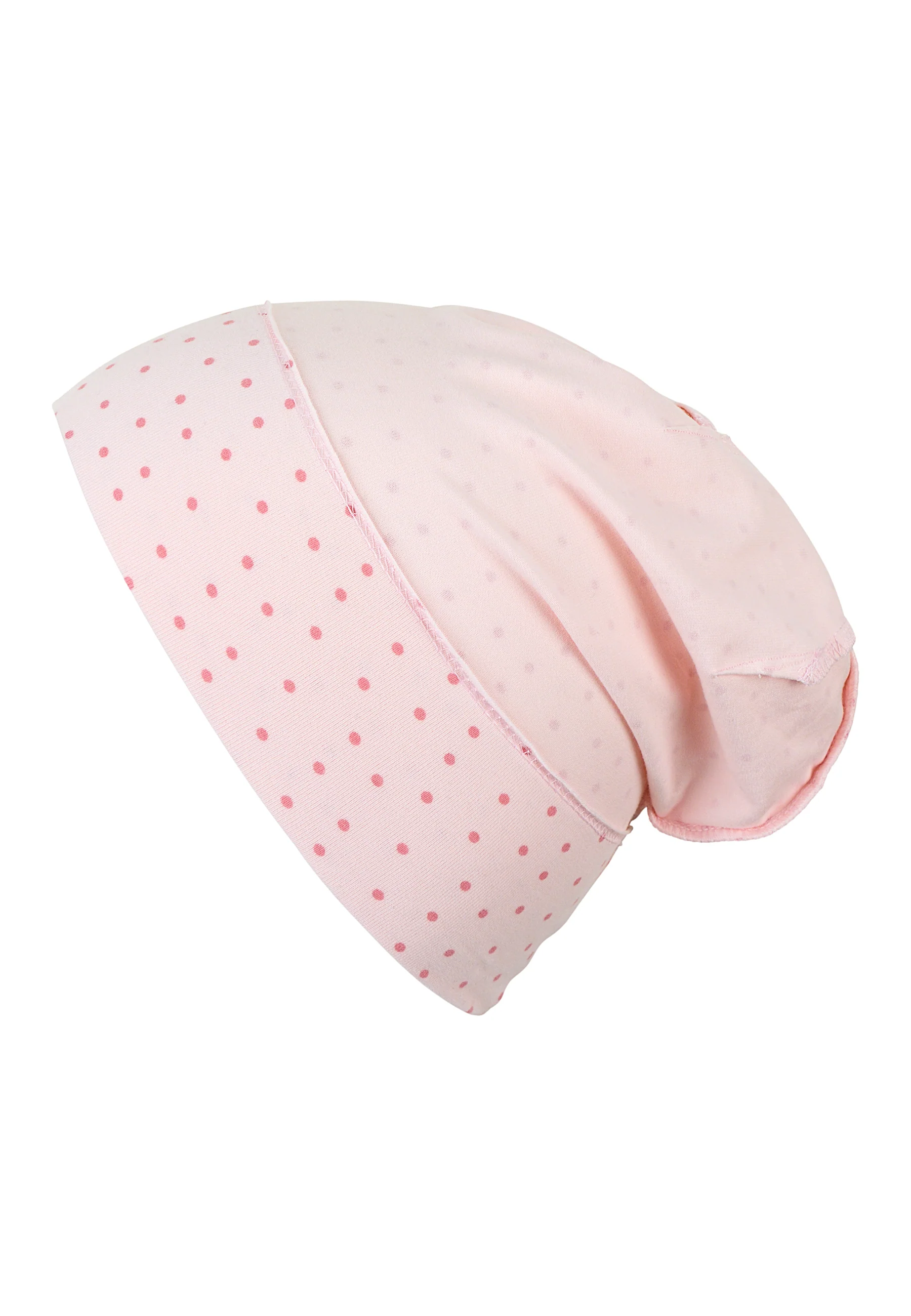 GOTS Slouch-Beanie aus Single Jersey (Bio) in Rosa