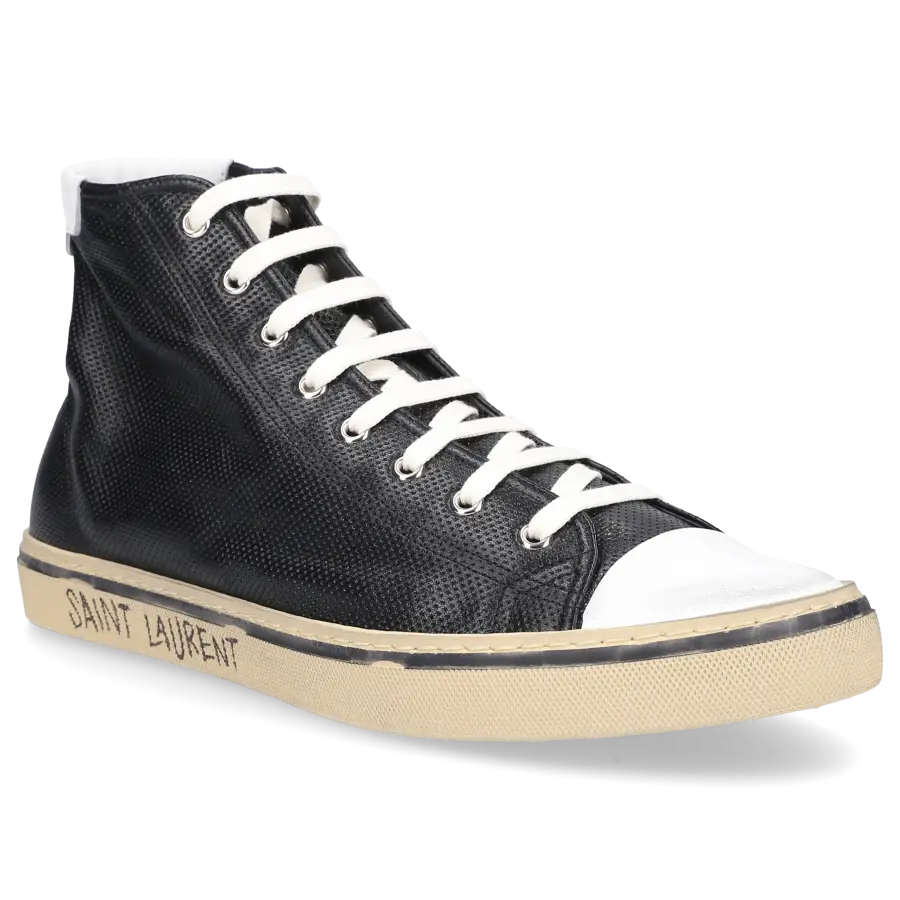 Saint Laurent - Sneaker high MALIBU Kalbsleder - schwarz