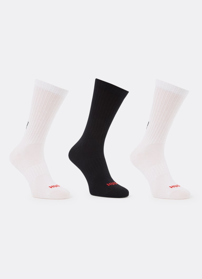 HUGO BOSS kojinės su logotipu, 3 vnt. pakuotėje
