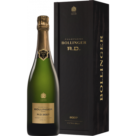 CHAMPAGNE BOLLINGER - CUVEE R.D. 2008 - CAISSE BOIS
