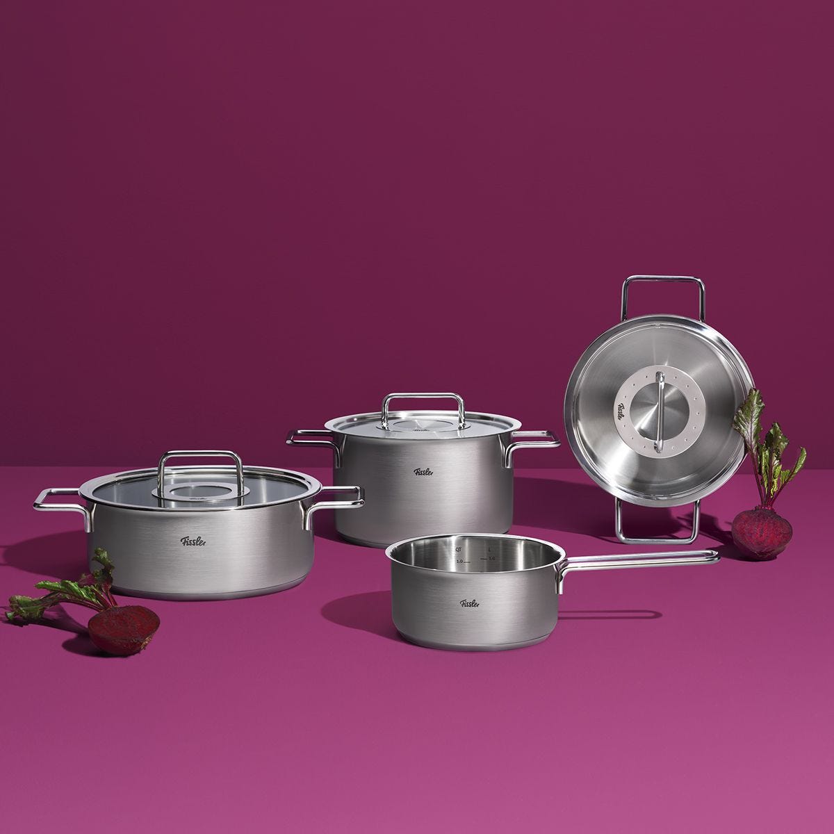 Fissler Pure Collection Bratentopf mit Glasdeckel