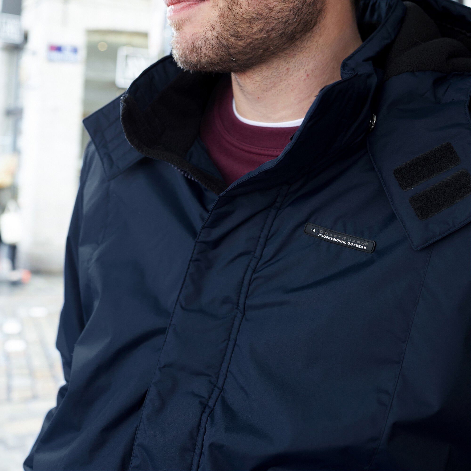 Parka imperméable doublée polaire à capuche