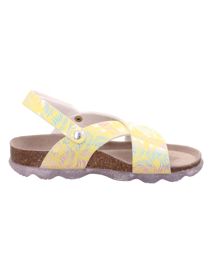 superfit Tieffußbett Sandale JELLIES in Gelb/Silber günstig kaufen