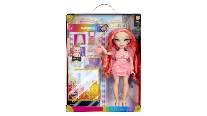 Rainbow High New Friends Fashion Doll - Pinkly Page (Pink)