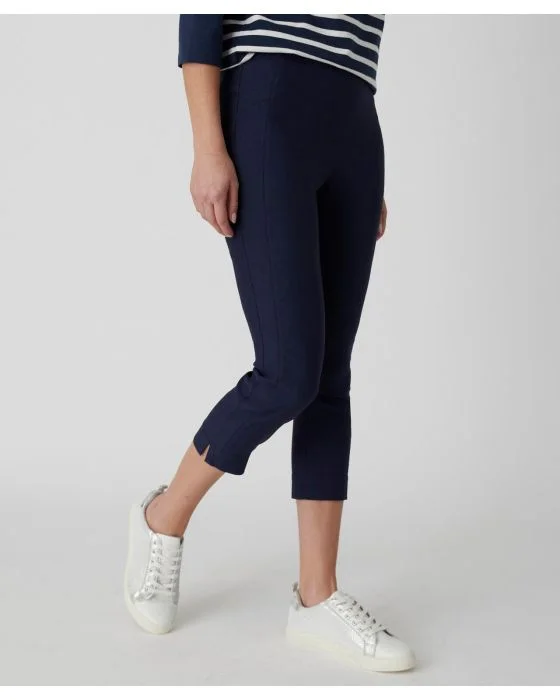 Pantacourt toile stretch