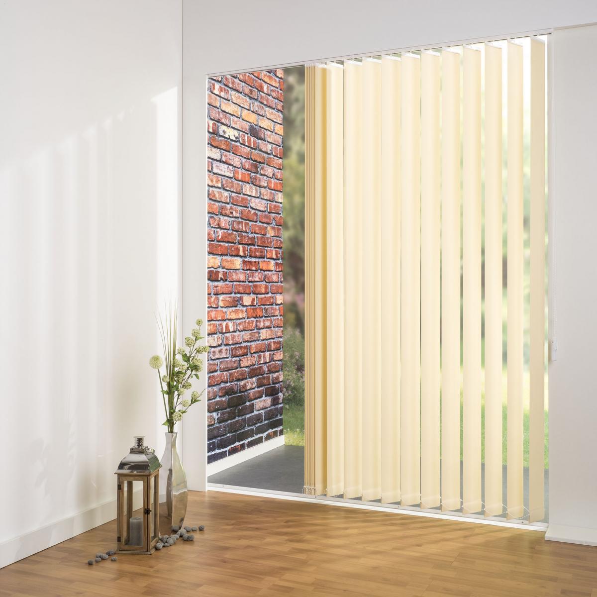 Bella Casa Schiebevorhang 100 x 180 cm cream 89 mm